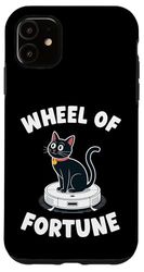 Wheel Of Fortune Cat Joke Robot Vacuum Cleaner Cat Case for iPhone 11