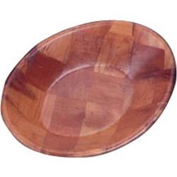 L093 Ovale houten kom