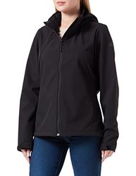 4F Softshell Jacket voor dames, Diepzwart, XL