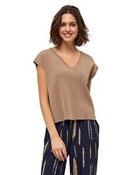 Peppercorn Elsa Knit Top, Top, Donna, Marrone (5944 Ermine Brown), XL