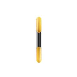 Glowster Applique da parete unidirezionale in alluminio nero E27 senza sorgente luminosa - ideale per illuminazione d'ambiente e decorazione moderna