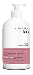 Cumlaude Lab Higiene Íntima CLX, gel de limpeza com clorexidina que proporciona uma ação hidratante e protetora, com ativo vegetal e pH neutro, 500 ml