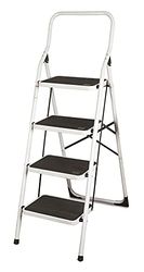 Escalera plegable de metal con peldaños antideslizantes, capacidad de carga: 150 kg