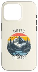 Pueblo Colorado USA Retro Mountain Vintage Style Case for iPhone 16 Pro