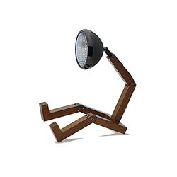 Piffany Lamp, Hout, Zwart, One Size