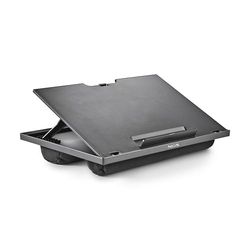 Supporto per laptop fino a 15,6" - Base imbottita per uso su tavolo, divano, letto e auto. Ideale per lavorare comodamente.