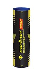 Bola de badminton Carlton Tournament T800, amarela - vermelha, rápida (78 grãos), para jogadores júnior e de clube (lata 1 x 6)