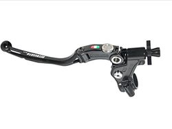 ACCOSSATO Commande d'embrayage à câble Racing avec Levier articulé coloré (Bouton+Levier+régulateur), avec Fixation Micro pour Kawasaki Ninja ZX-10R de 2011 à 2015 CC 1000