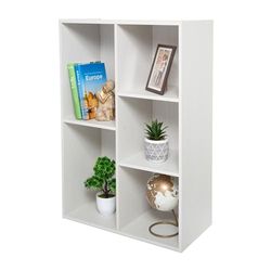 Iris Ohyama, Houten plank / kubuskast / boekenkast / kast / open kast, Modulair, Design, kantoor, woonkamer, slaapkamer - Basic Storage Shelf - CX-23C - Witte eik