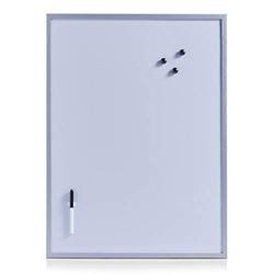 Zeller 11510 Lavagnetta magnetica, 60 x 80 cm, colore: Grigio, grigio alluminio