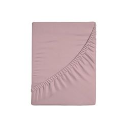 Zer0bed, Fyrkantigt och halvfärgat underlakan 100% bomull vinkel MAXI 30CM, 1 fyrkant, rosa, 130 x 200