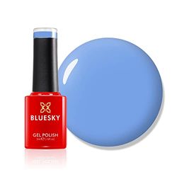 Bluesky Gel Nail Polish, Blue Iris, Mini, A101, Baby Blue, Skye, Long Lasting, Chip Resistant, 5ml (Requires Drying Under UV LED Lamp)