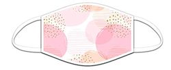 HERGO Herbruikbaar, wasbaar neusmasker van polyester-mix, 2-laags, in verschillende uitvoeringen, eenheidsmaat (roségoud)