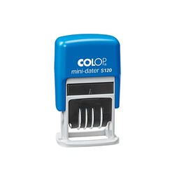 Colop 133837 MiniDater S 120 SD Fecha en cifras corta, sello