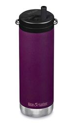 Klean Kanteen Unisex's TKWide 16oz (w/Twist Cap) -paarse drankfles, 1 EA