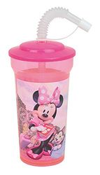 FUN HOUSE Disney Minnie 005771 Children's Tumbler with Straw