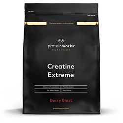 Protein Works - Creatine Extreme Powder | Creatine Formula | Premium Grade Supplement For Lean Muscle Growth | With Beta Analine | Berry Blitz | 400g