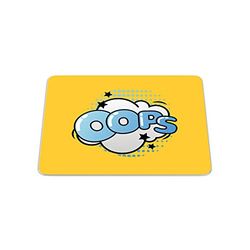 Bonamaison, Rectangle Pop Art Digital Printed Mouse Pad, Non-Slip Base, for Office and Home, Size: 22 x 18 cm
