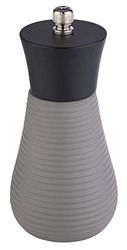 APS Pepper Mill "Element" - Premium Pepper Dispenser with a Grinder Made of Carbon Steel and Wooden lid - The Grinding Degree is continuously Adjustable 7.5 x 15.5cm