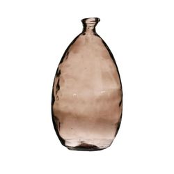 NATURAL LIVING Lou Vase 3.4L Amber Recycled Glass D17CM X H30CM