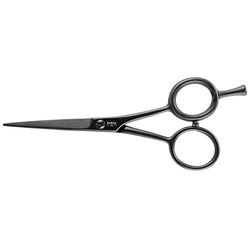 PARSA MEN Ciseaux professionnels Ciseaux à barbe avec micro-denture unilatérale et anneau en caoutchouc antidérapant