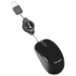 Targus Compact Blue Portable Trace Mouse, Black (AMU75EU)