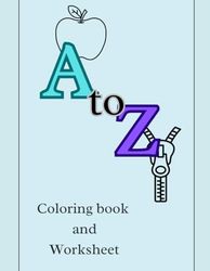 Alphabet A to Z Coloring Worksheet