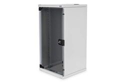 DIGITUS Armoire réseau 10 pouces - 12U - montage mural - HxLxP 592x312x300mm - profondeur utile 250mm - gris