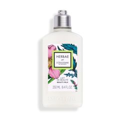 L'OCCITANE - Lait de Beauté Herbae - Lait Corps Hydratant et Nourrissant au Beurre de Karité - Senteur Florale et Délicate - 95% d’Ingrédients Biodégradables - Fabrication Française - 250 ml