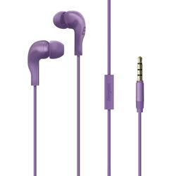 Energizer - Auricolari Intrauricolari cablati, telecomando 1 pulsante di controllo - Connettività: cavo jack da 3,5 mm - Colore: Viola