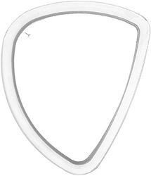 Cressi Negative Big Eyes EVO Máscara de mergulho, unissexo, transparente, tamanho: -5,5 SX