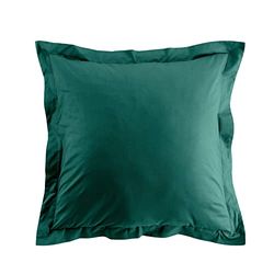 Suave Interior, Funda de Almohada (63 x 63 cm) Biolina Emeralde, 100% algodón orgánico