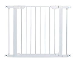 MidWest Homes for Pets 73.66 cm High Walk-thru Steel Pet Gate, 73.66 - 96.52 cm Wide; Soft White; Model 2929SW