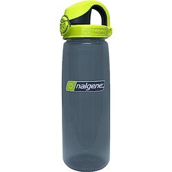 Nalgene Sustain Tritan Botella de Agua sin BPA sobre la Mosca Hecha con Material derivado del 50% de residuos plásticos, 24 onzas, carbón Vegetal con Cal