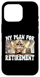 Funny Retirement Plan For Rocker Mom And Dad Retired Gnome Custodia per iPhone 16 Pro