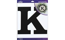 Stickosticko Jumbo Basic Black Monogram Stickers-k, Altri, Multicolore