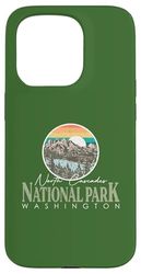 Vintage North Cascades National Park Washington Mountain Case for iPhone 15 Pro