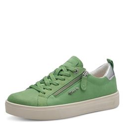 Tamaris 8-83707-42 sneakers voor dames, LT Green NUBUC, 38 EU breed, Lt Green Nubuc, 38 EU Breed