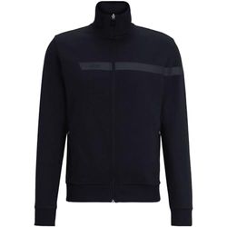 BOSS Heren Skaz 1 sweatjack van katoenmix met ritssluiting en tape-details, Dark Blue402, S