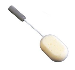 Homecraft Long Handled Sponge, Bendable Shower Sponge with Flexible Handle, Back Scrubber, Bathroom Aid, Back Scrubber Mobility Aid, 38cm, Retail Packed