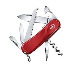 Victorinox Evolution S13, Faca multiusos Suíça, faca de bolso, presente, 14 funções, lâmina grande, abre-latas, bloqueável
