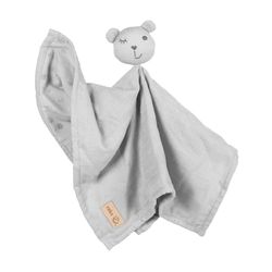 roba Doudou Ours Bio "Lil Planet" - Certifié OEKO TEX + GOTS - Coton Bio - Compagnon du Bébé - Gris Argenté