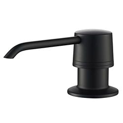 Kraus KSD-31MB Dispenser per sapone e lozioni da cucina, nero opaco