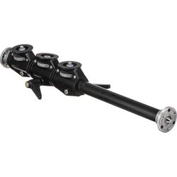 Manfrotto 131DDB poziome 4-głowe akcesorium ramię - czarne (do montażu 2 głowic pionowo i 2 główki poziomo, gwint 3/8" na wszystkich nasadkach)