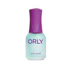 ORLY Glosser High-Shine Topcoat | Long-Lasting Protection & Gloss for Nails | Enhances Colour & Lustre of Nails | Perfect Finish for Nail Art | Easy to Apply (18ml)