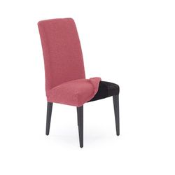 FAVERTI Novel Lot de 2 Housses de Chaise de Salle à Manger avec Dossier Super élastique Fuchsia Clair Protecteur de qualité Tissu Jacquard Toucher Coton