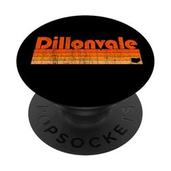 Dillonvale, Ohio, estilo retro de los años 80 PopSockets PopGrip Adhesivo