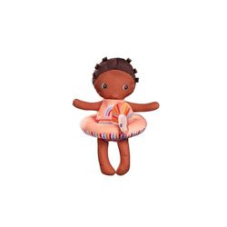 Lilliputiens - Muñeca de baño Lena con flotador unicornio - Juguete flotante mágico y educativo para el baño - Estimula la motricidad fina y la imaginación - Ideal para el baño - Desde 9 meses - 83424