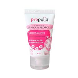 PROPOLIA - Bio - Gel Soin SOS Peau Arnica Montana & Propolis - Apaise en cas de coups, chocs, chutes, bleus, bosses - Enfants et Adultes - Fabriqué en France - 30 ml