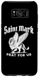 Coque pour Galaxy S8+ Saint Marc l'apôtre évangéliste symbole lion saint catholique